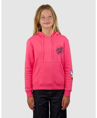 Santa Cruz - Asp Paradise Fire Hoodie   Teens - Hoodies (Pink) Asp Paradise Fire Hoodie - Teens