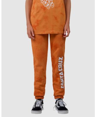 Santa Cruz - Inherit Strip Track Pants   Teens - Pants (Ginger Tie Dye) Inherit Strip Track Pants - Teens