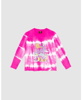 Santa Cruz - Once Upon A Dye Tee   Teens - T-Shirts & Singlets (Pink Tie Dye) Once Upon A Dye Tee - Teens
