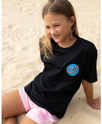 Santa Cruz - Other Dot Chest Tee   Teens - T-Shirts & Singlets (Black) Other Dot Chest Tee - Teens