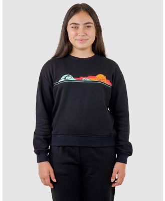 Santa Cruz - Sunrise Dot Sweater   Teens - Sweats (Black) Sunrise Dot Sweater - Teens