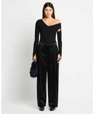 sass & bide - Henri Bodysuit - Pants (BLACK) Henri Bodysuit