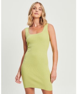 Savel - Jenny Knit Dress - Bodycon Dresses (Pale Green Shimmer) Jenny Knit Dress