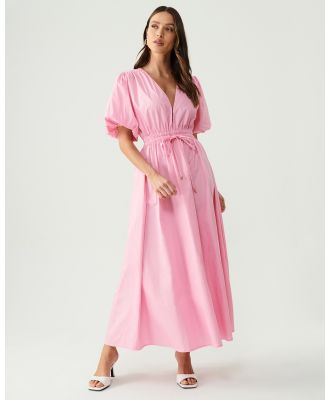 Savel - Loliita Midi Dress - Dresses (Pink) Loliita Midi Dress