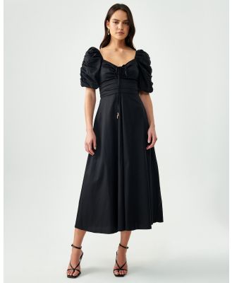 Savel - Maci Midi Dress - Dresses (Black) Maci Midi Dress