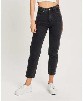 Savel - Mia Mum Jeans - Mom Jeans (Washed Black) Mia Mum Jeans