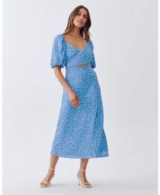 Savel - Roselle Midi Dress - Dresses (Blue Meadow) Roselle Midi Dress