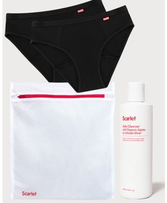 Scarlet - Scarlet Period Underwear Starter Kit - Wellness (Black) Scarlet Period Underwear Starter Kit