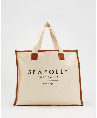 Seafolly - Canvas Tote - Handbags (Sand) Canvas Tote