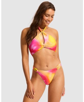 Seafolly - Colour Crush High Leg looped Side Pant - Bikini Set (Fuchsia Rose) Colour Crush High Leg looped Side Pant