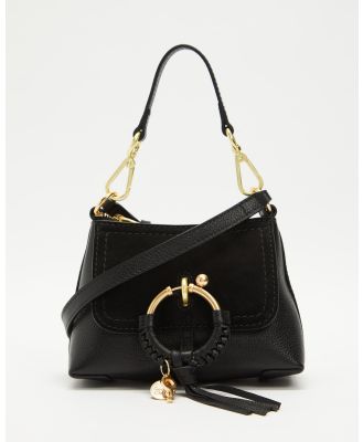 See By Chloé - Joan Mini Hobo Cross Body Bag - Handbags (Black) Joan Mini Hobo Cross-Body Bag