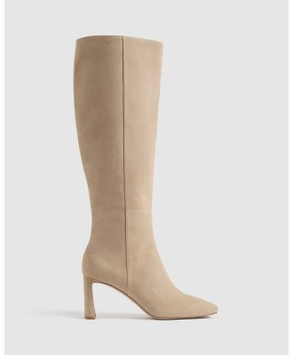 Seed Heritage - Eliza High Leg Boot - Boots (Champagne Beige Suede) Eliza High Leg Boot