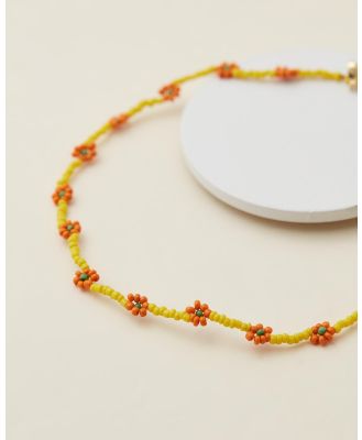 Senso - Daisy Chain Choker - Jewellery (Yellow) Daisy Chain Choker