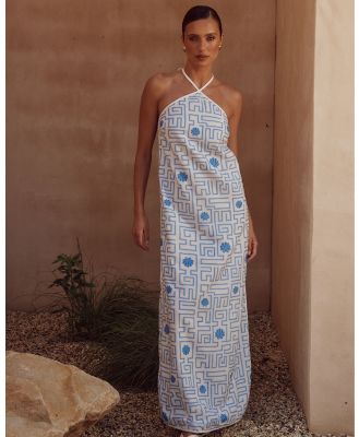 Seven Wonders - Arienzo Maxi Dress - Printed Dresses (Blue/White) Arienzo Maxi Dress
