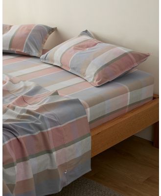 Sheet Society - Frankie Flannelette Fitted Sheet Set - Home (Multi) Frankie Flannelette Fitted Sheet Set