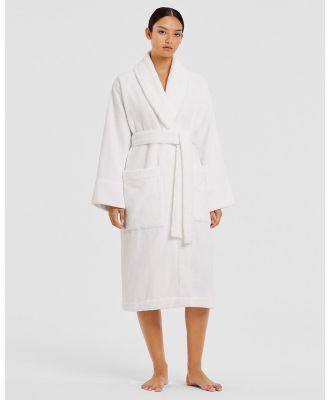 Sheridan - Aven Australian Cotton Robe - Bathroom (White) Aven Australian Cotton Robe