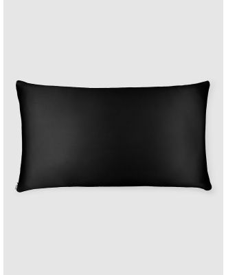 Shhh Silk - Silk Pillowcase   King Size - Sleep (Black) Silk Pillowcase - King Size