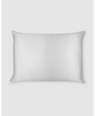 Shhh Silk - Silk Pillowcase   Queen Size - Sleep (Grey) Silk Pillowcase - Queen Size