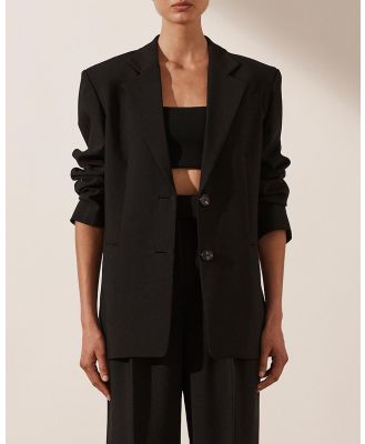 Shona Joy - Irena Oversized Tailored Blazer - Blazers (Black) Irena Oversized Tailored Blazer