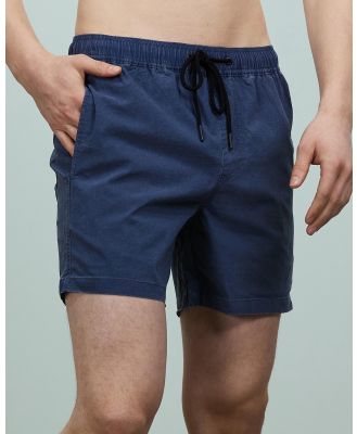 Silent Theory - Dos Beach Shorts - Swimwear (Navy) Dos Beach Shorts