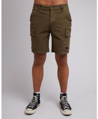 Silent Theory - Military Cargo Shorts - Shorts (Khaki) Military Cargo Shorts