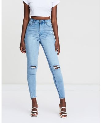Silent Theory - The Vice High Skinny Jeans - High-Waisted (INDIGO BLAZE) The Vice High Skinny Jeans
