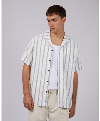 Silent Theory - Tide Stripe SS Shirt - Shirts & Polos (White) Tide Stripe SS Shirt