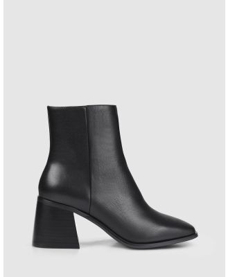 Siren - Lancelot Ankle Boots - Boots (Black Leather) Lancelot Ankle Boots