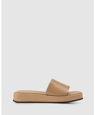 Siren - Morris Flatform Sandals - Sandals (Soft Tan) Morris Flatform Sandals