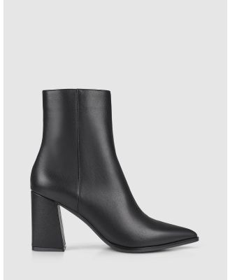 Siren - Willing Ankle Boots - Boots (Black Leather) Willing Ankle Boots