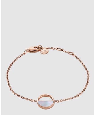 Skagen - Agnethe Rose Gold Tone Bracelet - Jewellery (Rose Gold-Tone) Agnethe Rose Gold-Tone Bracelet