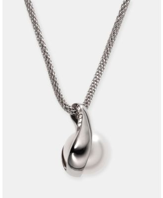 Skagen - Agnethe Silver Toned Pearl Necklace - Jewellery (Silver-Toned) Agnethe Silver-Toned Pearl Necklace