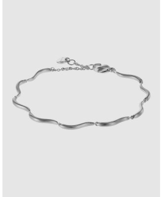 Skagen - Essential Waves Silver Tone Bracelet - Jewellery (Silver) Essential Waves Silver Tone Bracelet