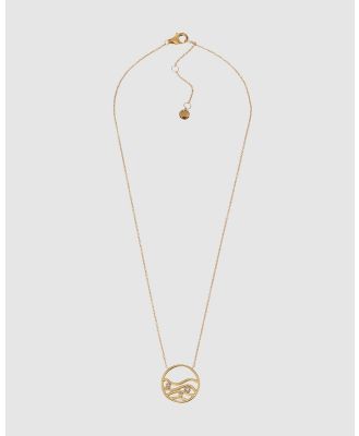 Skagen - Kariana Gold Tone Pedant Necklace - Jewellery (Gold) Kariana Gold Tone Pedant Necklace