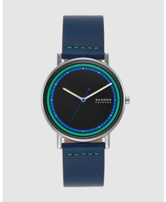Skagen - Signatur Blue Analogue Watch - Watches (Silver) Signatur Blue Analogue Watch