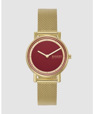 Skagen - Signatur Lille Gold Tone Analogue Watch - Watches (Gold) Signatur Lille Gold Tone Analogue Watch