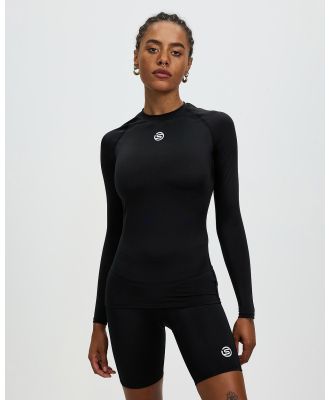 SKINS - Series 1 Long Sleeve Top - Compression Bottoms (Black) Series-1 Long Sleeve Top