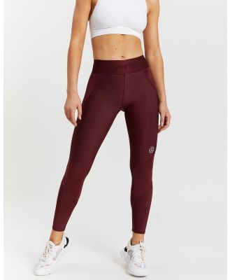 SKINS - SERIES 3 7 8 Tights - all compression (Burgundy) SERIES-3 7-8 Tights