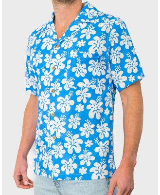 Skwosh - Aloha Broha Short Sleeve Shirt - Casual shirts (Blue) Aloha Broha Short Sleeve Shirt