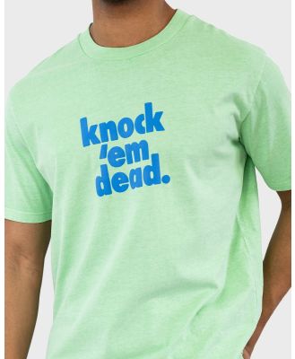 Skwosh - Knock Em Dead Regular Tee - Short Sleeve T-Shirts (green) Knock Em Dead Regular Tee