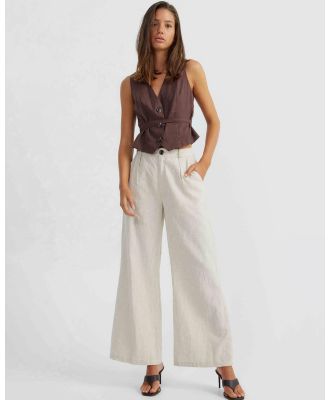 SNDYS - Hale Linen Pants - Pants (Natural) Hale Linen Pants