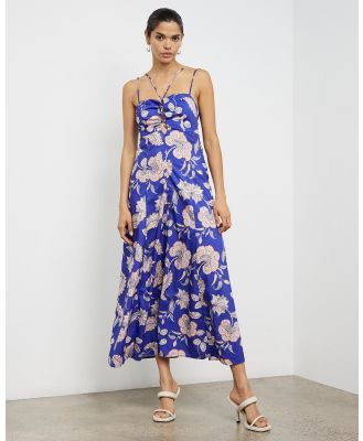 Sofia Irina - Maxi Cut Out Dress - Dresses (Paisley Blue) Maxi Cut Out Dress