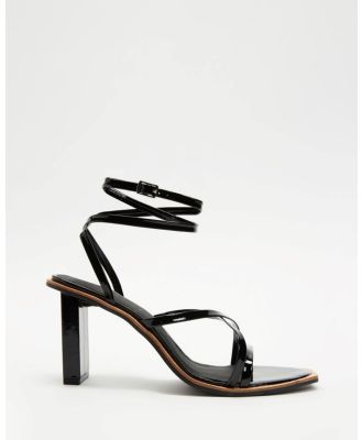 Sol Sana - Eon Heel - Sandals (Patent Black) Eon Heel