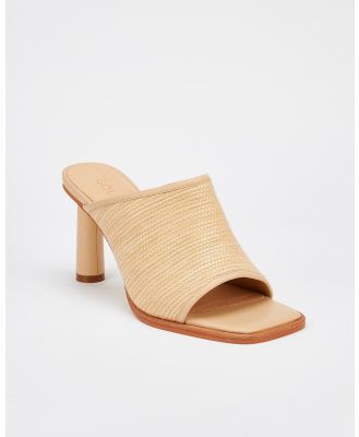 Sol Sana - Jacque Heel Natural Woven - Sandals (Natural Woven Textile) Jacque Heel Natural Woven