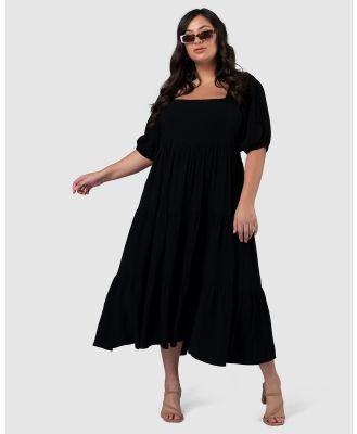 Something 4 Olivia - Isadora Balloon Sleeve Maxi Dress - Wedding Dresses (Black) Isadora Balloon Sleeve Maxi Dress