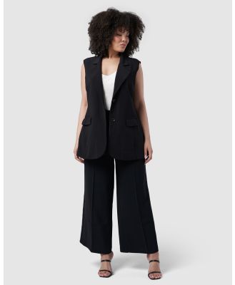 Something 4 Olivia - Scarlett Sleeveless Blazer - Suits & Blazers (Black) Scarlett Sleeveless Blazer