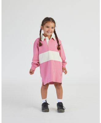 Sonnie - Classic Rugby Dress - Dresses (Pink) Classic Rugby Dress