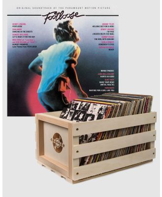 Sony Music - Crosley Record Storage Crate Footloose Vinyl Album Bundle - Home (N/A) Crosley Record Storage Crate Footloose Vinyl Album Bundle