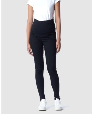 Soon Maternity - Heaven Overbelly Skinny Jeans - High-Waisted (BLACK) Heaven Overbelly Skinny Jeans