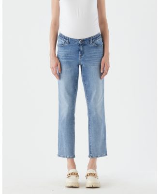 Soon Maternity - Heaven Slim Ankle Jeans - Crop (MID WASH) Heaven Slim Ankle Jeans